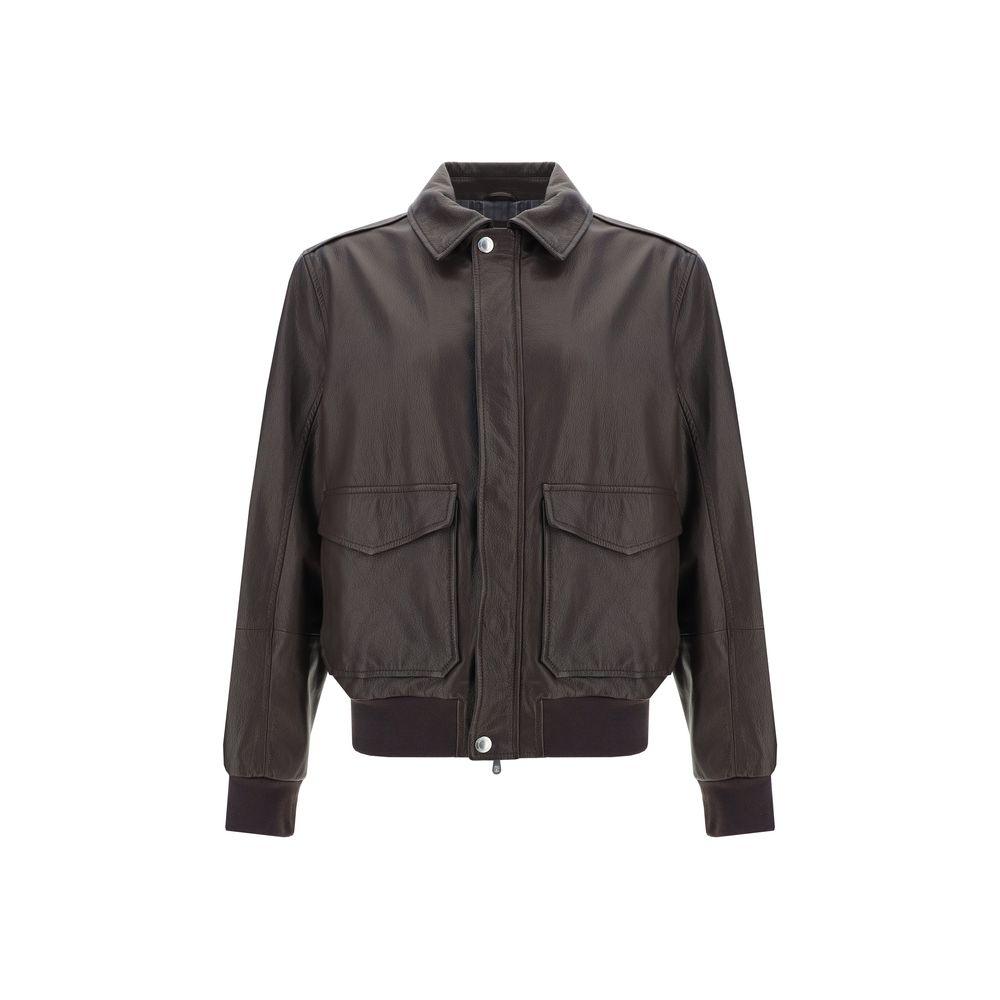 Brunello Cucinelli Leather Jacket - Arichezz.store