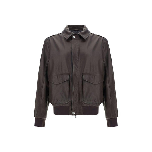 Brunello Cucinelli Leather Jacket - Arichezz.store