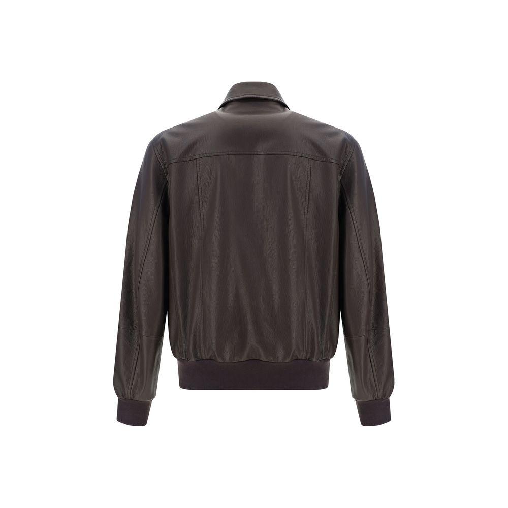 Brunello Cucinelli Leather Jacket - Arichezz.store