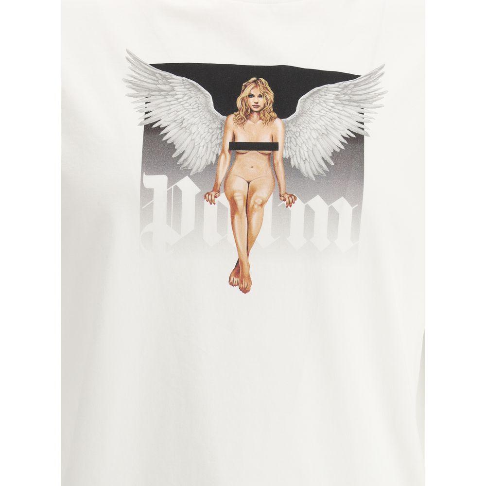 Palm Angels Crystal Pin Up T-Shirt - Arichezz.store