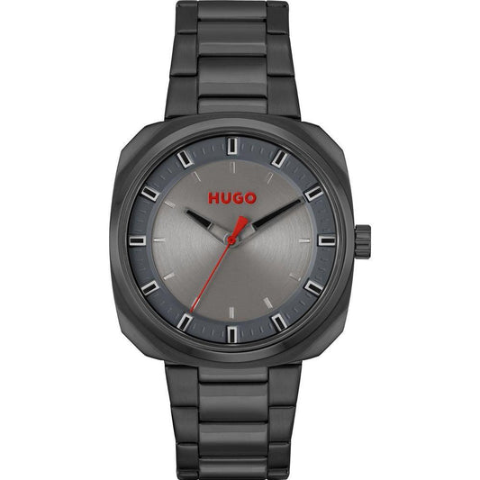 Hugo Boss Gray Stainless Steel Watch - Arichezz.store