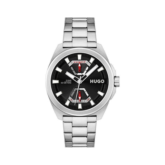 Hugo Boss Gray Stainless Steel Watch - Arichezz.store