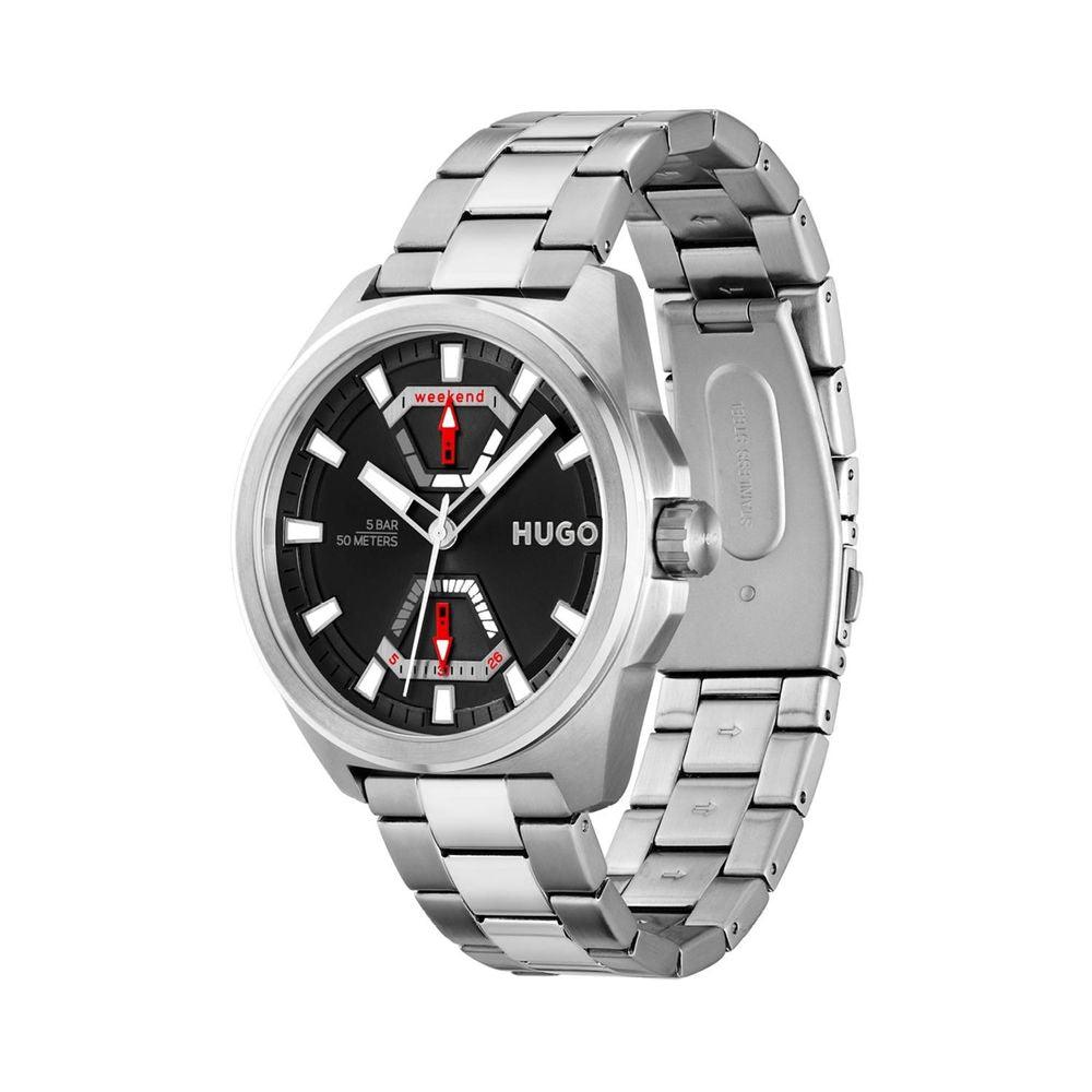 Hugo Boss Gray Stainless Steel Watch - Arichezz.store