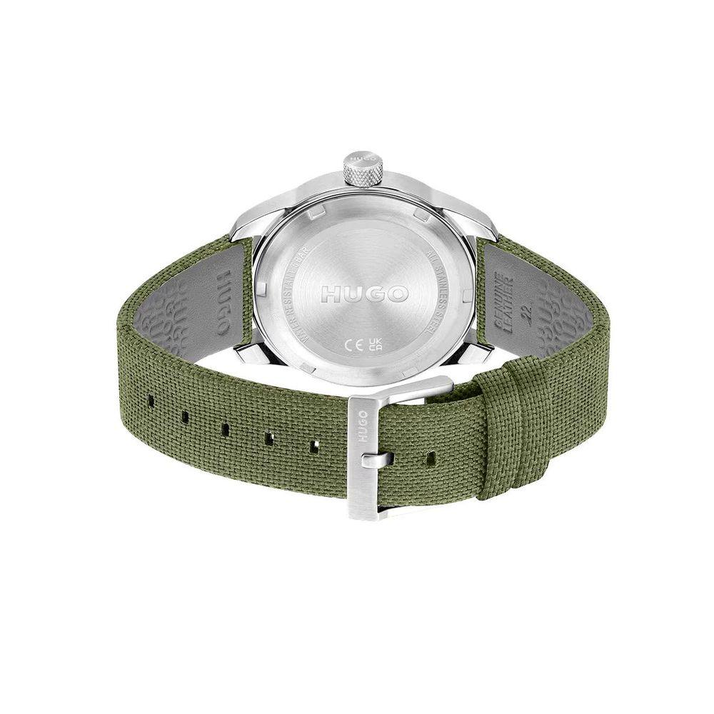 Hugo Boss Green Fabric Watch - Arichezz.store