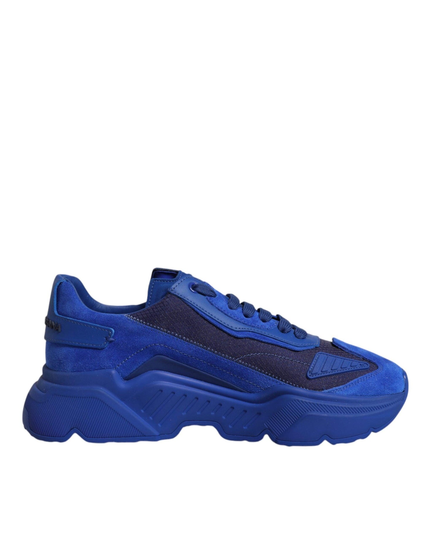 Dolce & Gabbana Blue Leather Daymaster Low Top Sneakers - Arichezz.store