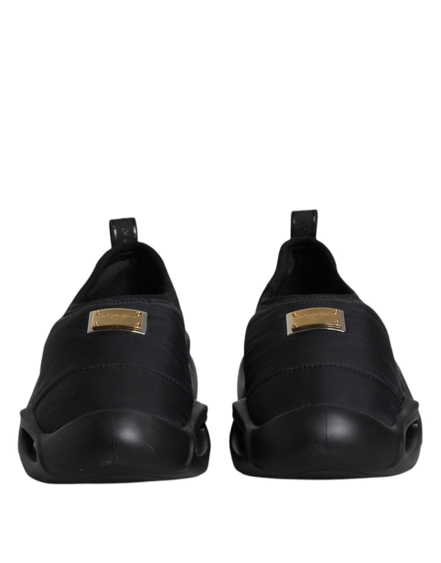 Dolce & Gabbana Black Wave Low Top Sneakers for Men - Arichezz.store