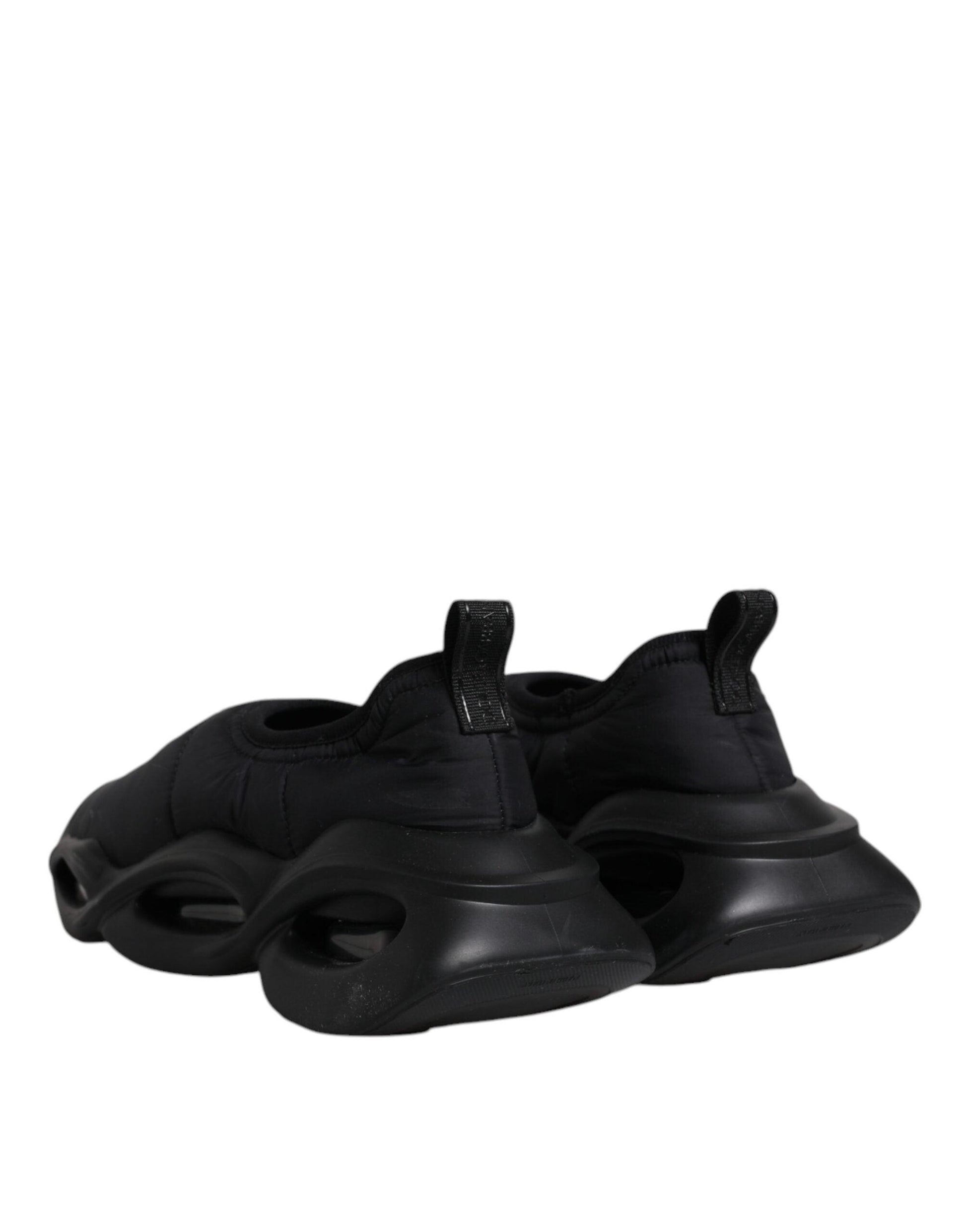 Dolce & Gabbana Black Wave Low Top Sneakers for Men - Arichezz.store