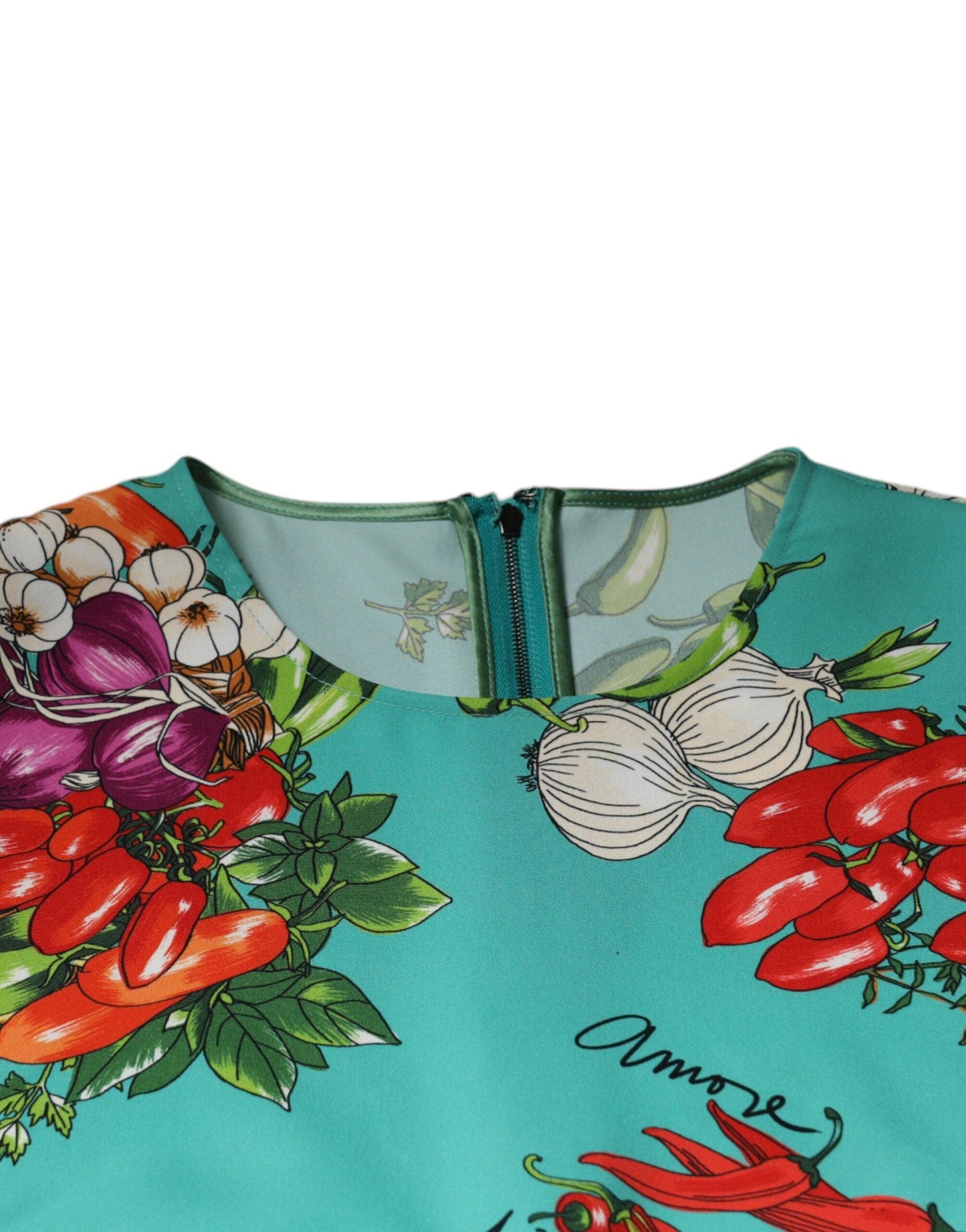 Dolce & Gabbana Multicolor Vegetables Sleeveless Tank Top - Arichezz.store