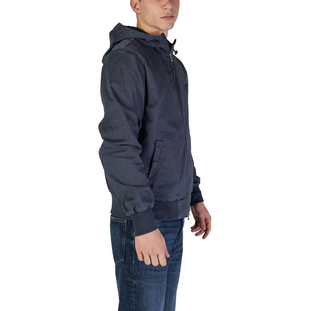 Refrigiwear Blue Cotton Jacket - Arichezz.store