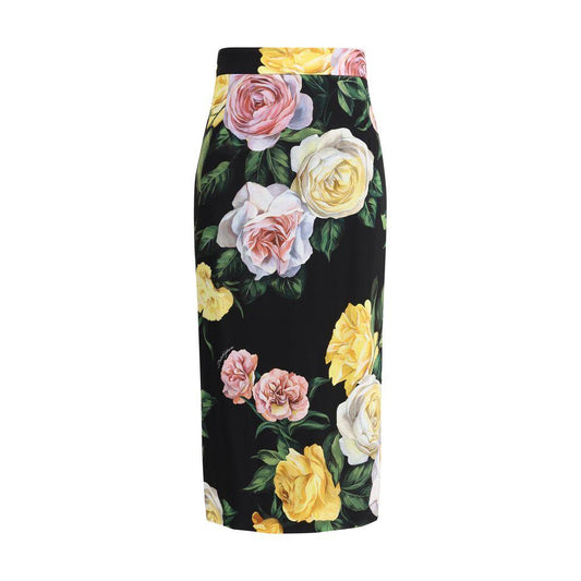 Dolce & Gabbana Rose and peony pattern Skirt - Arichezz.store