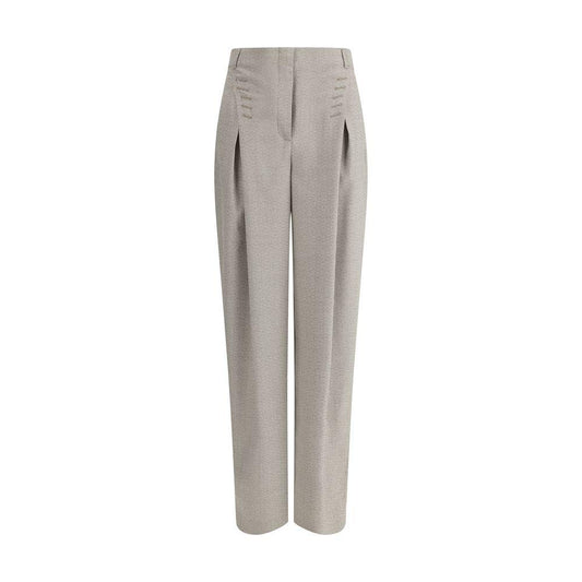 Fendi Pied-de-Poule Wool Pants