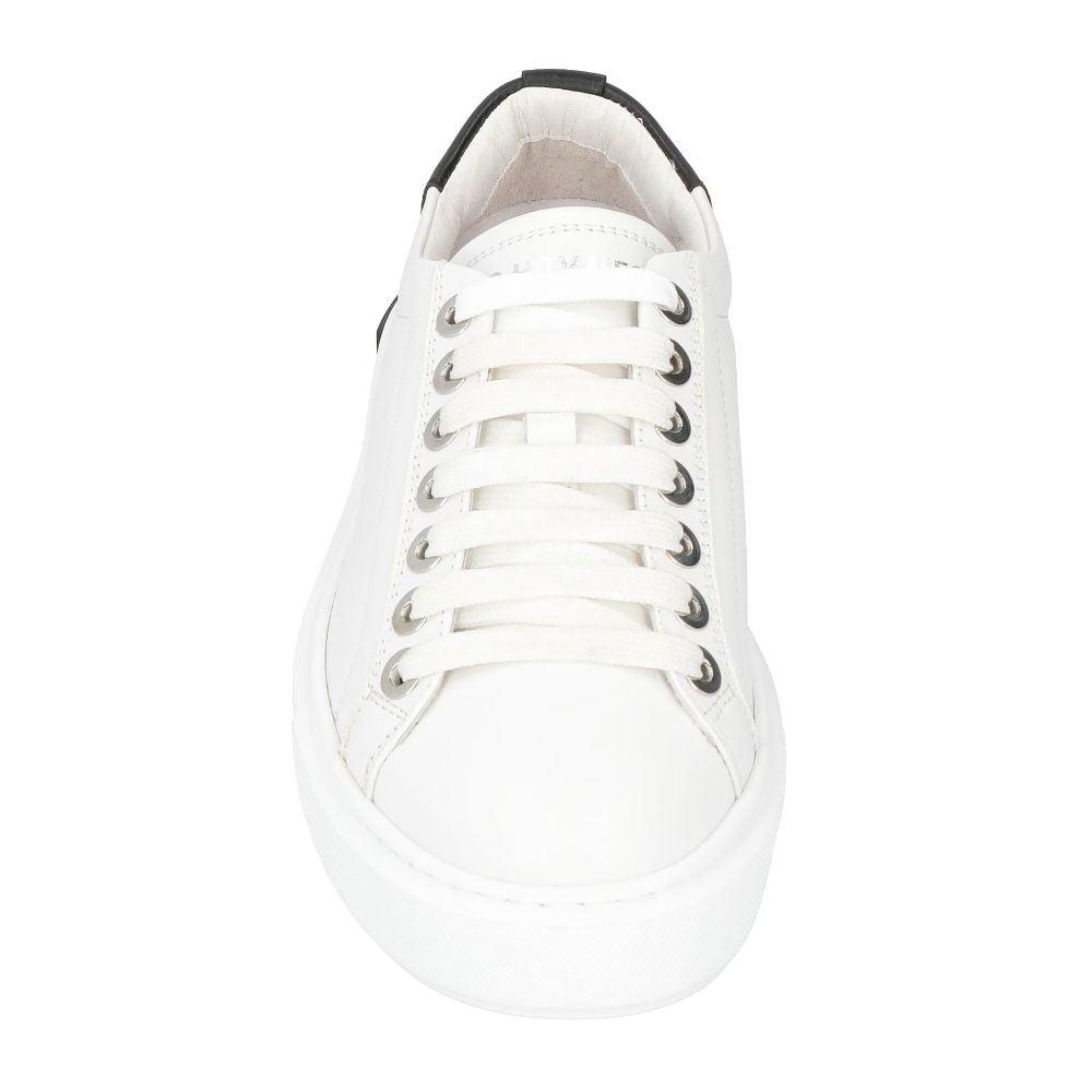 Les Hommes White Leather Di Calfskin Sneaker - Arichezz.store