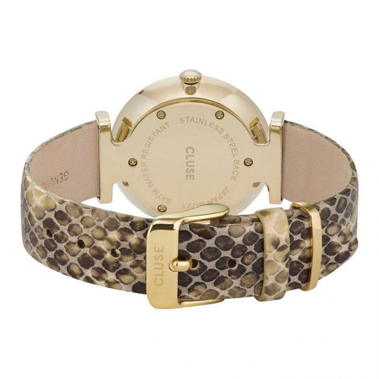 Cluse Beige Leather Watch - Arichezz.store