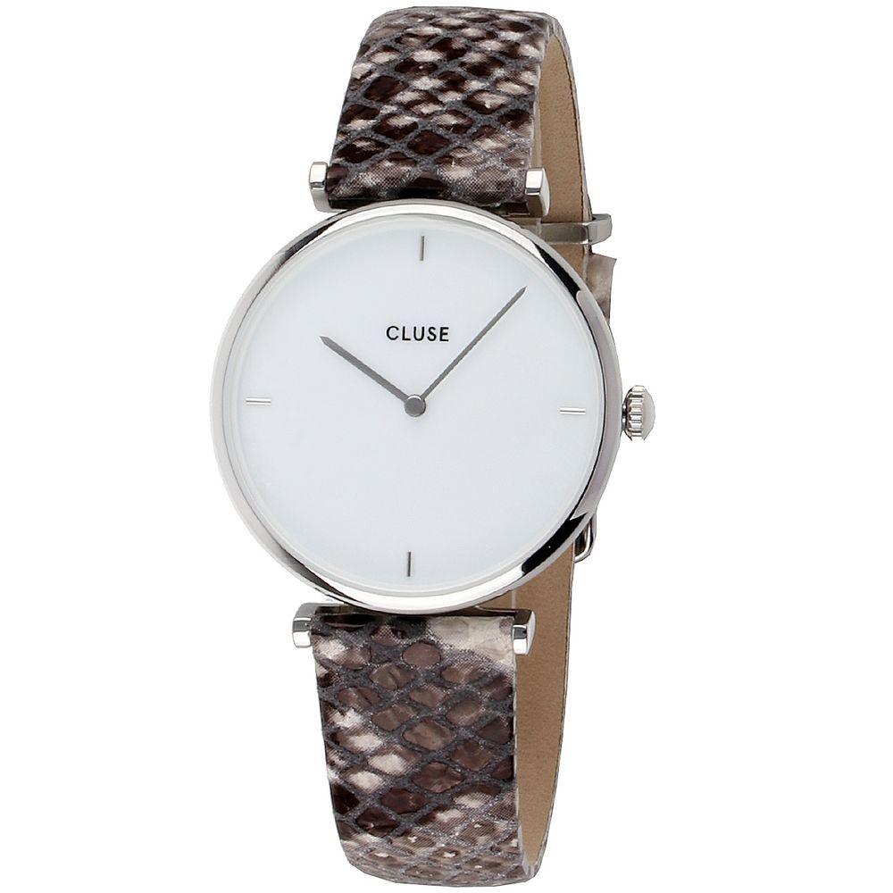 Cluse Beige Leather Watch - Arichezz.store