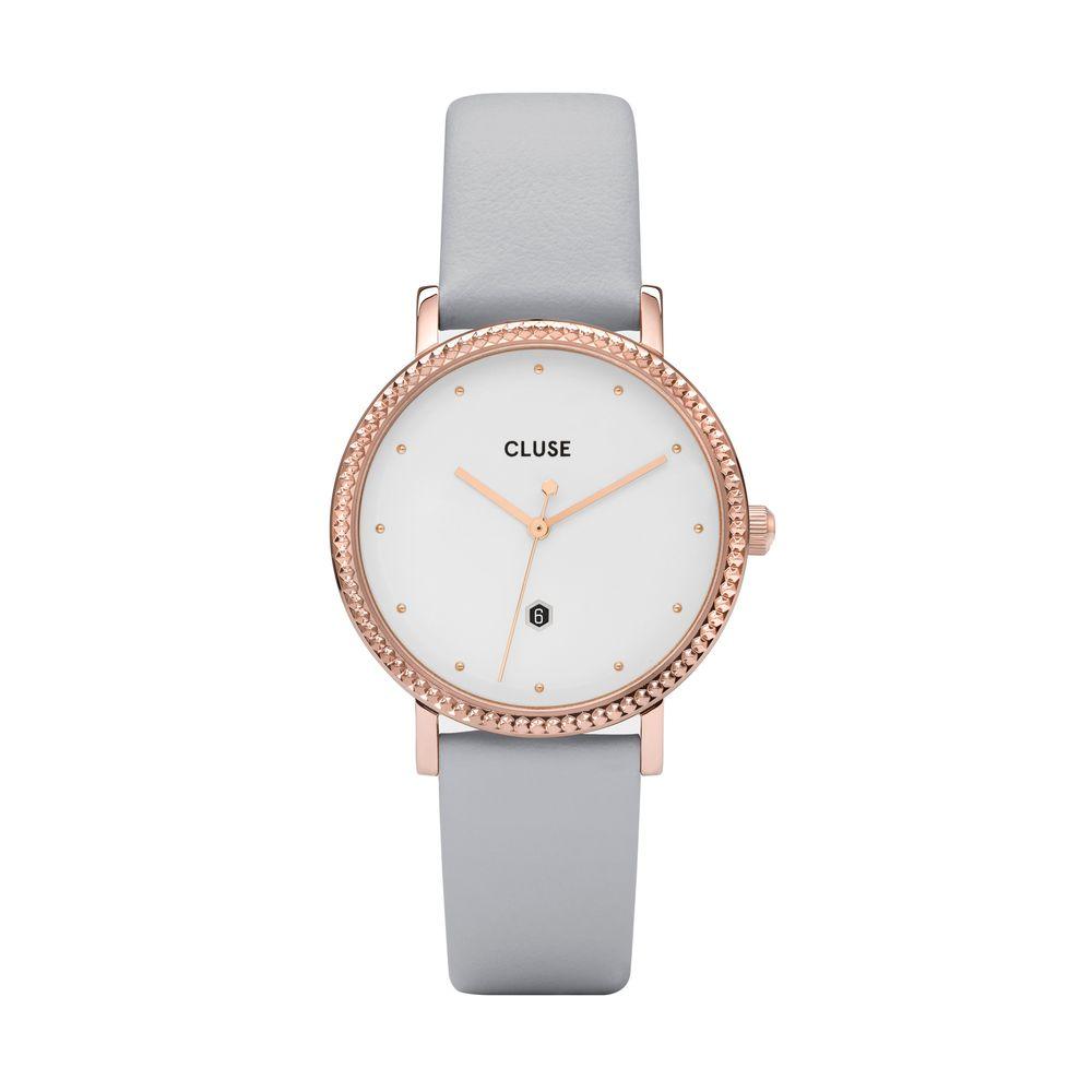 Cluse Gray Leather Watch - Arichezz.store