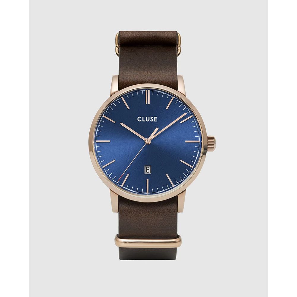 Cluse Brown Leather Watch - Arichezz.store