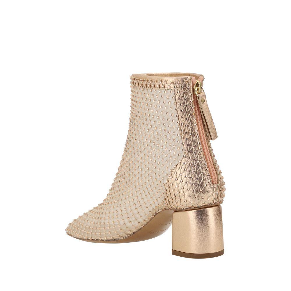 Forte_Forte Strass Mesh Ankle Boots - Arichezz.store