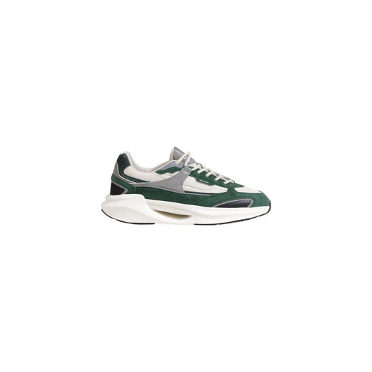 D.A.T.E Green Leather Sneaker - Arichezz.store