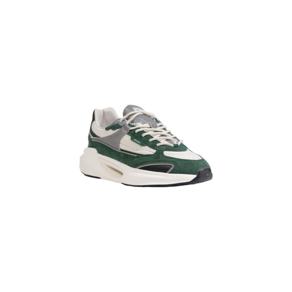 D.A.T.E Green Leather Sneaker - Arichezz.store