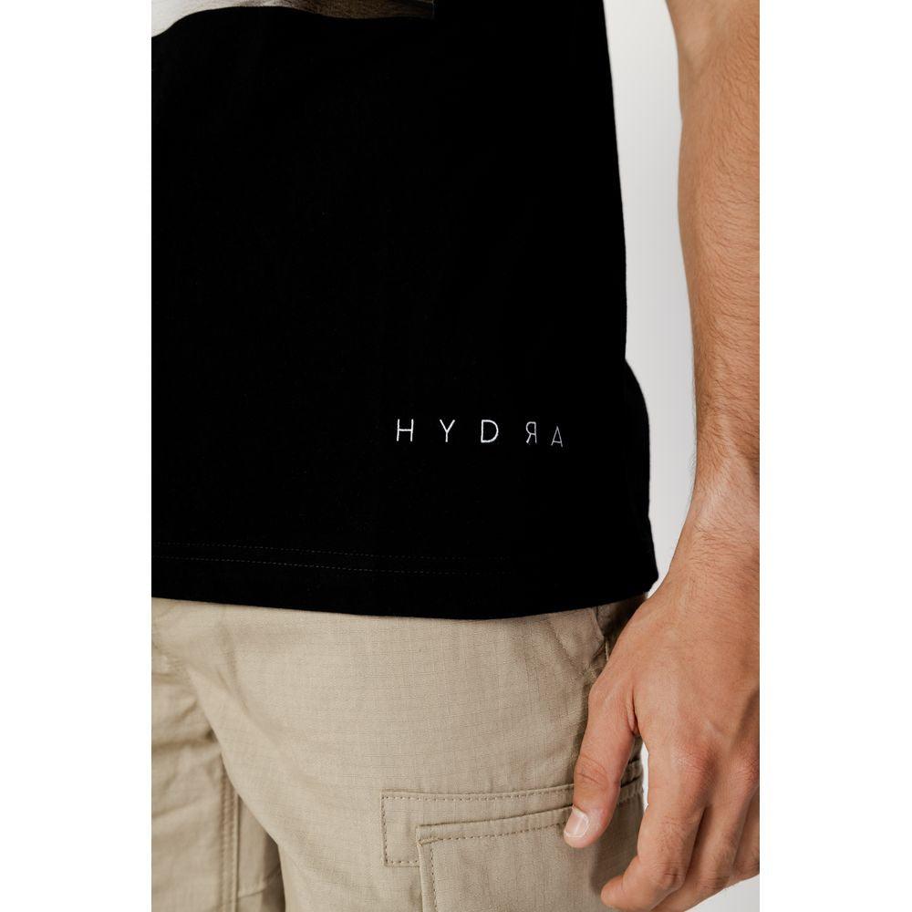 Hydra Clothing Black Cotton T-Shirt - Arichezz.store