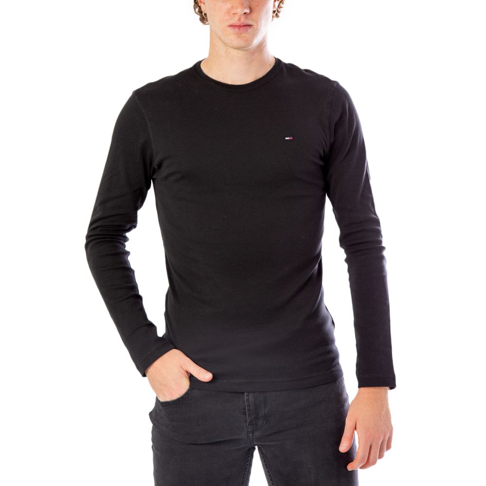 Tommy Hilfiger Jeans Black Cotton Shirt - Arichezz.store