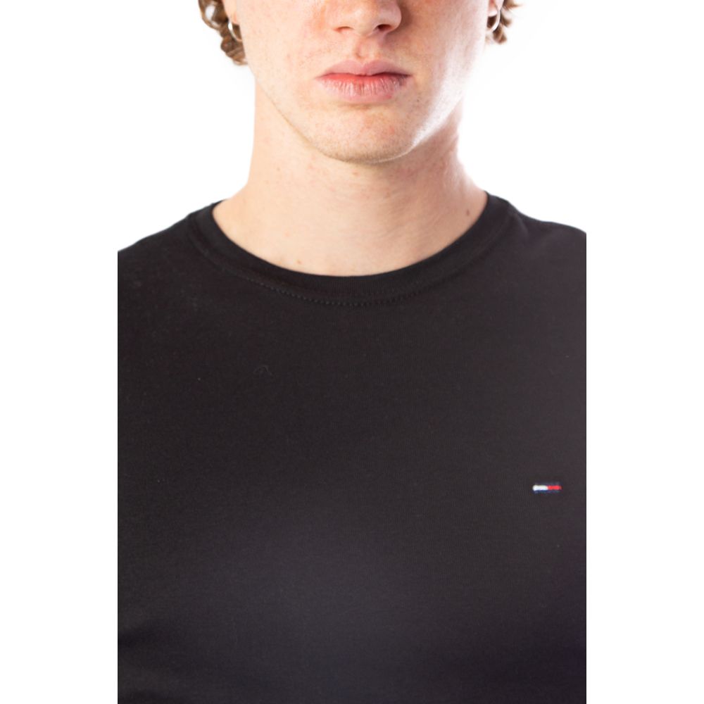 Tommy Hilfiger Jeans Black Cotton Shirt - Arichezz.store