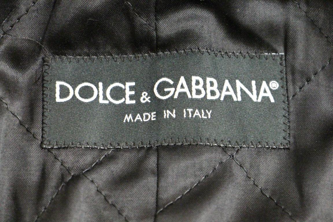 Dolce & Gabbana Sicilia Checkered Wool Blend Coat - Arichezz.store