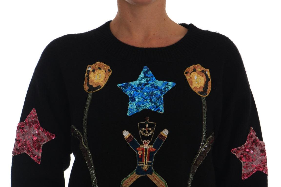 Dolce & Gabbana Enchanted Elegance Cashmere Sweater - Arichezz.store