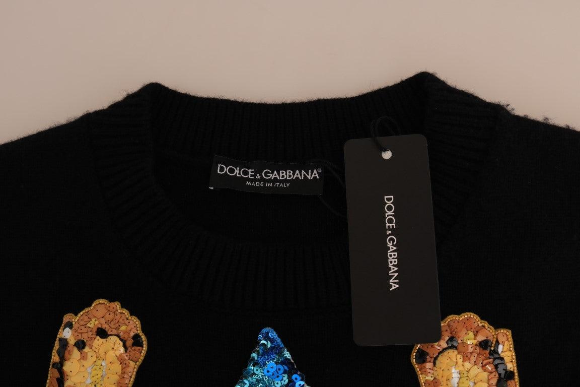 Dolce & Gabbana Enchanted Elegance Cashmere Sweater - Arichezz.store