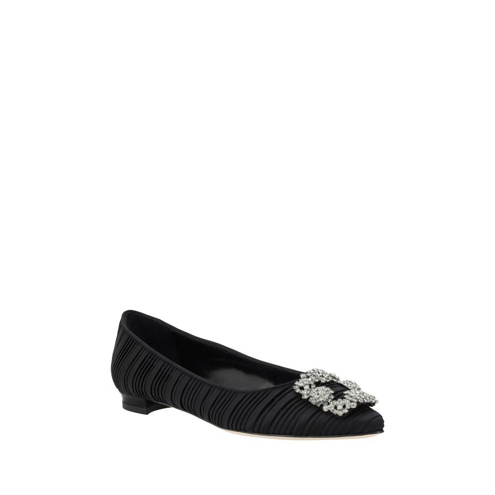 Manolo Blahnik Hangisiflat Ballerinas - Arichezz.store