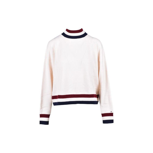 Tommy Hilfiger Cream Wool Cashmere Sweater