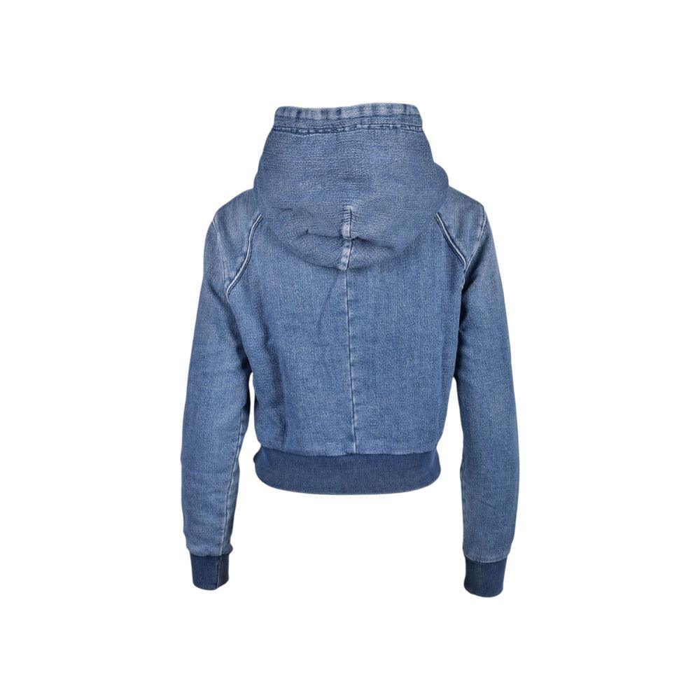 Diesel Blue Cotton Sweater - Arichezz.store