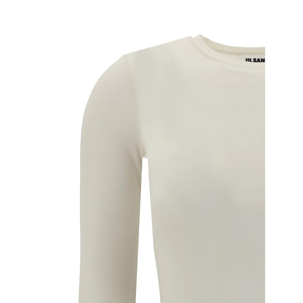 Jil Sander Semi-sheer Long Sleeve Top - Arichezz.store