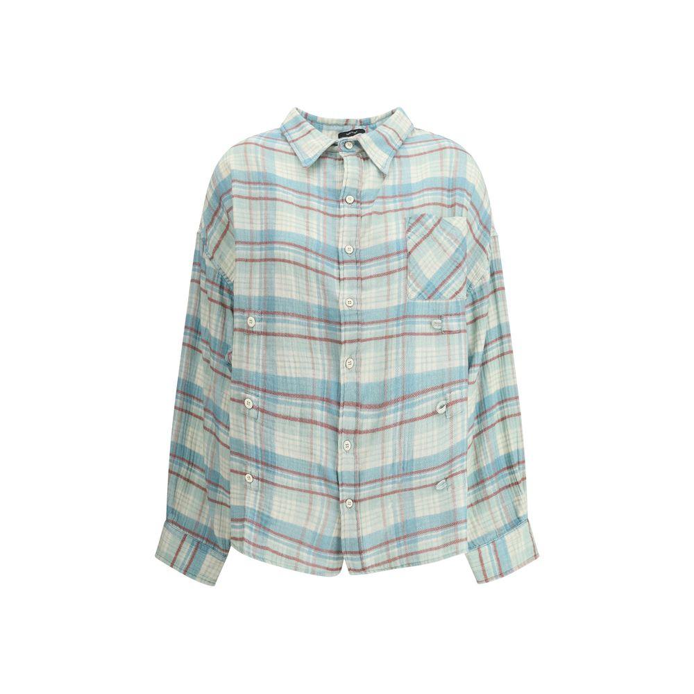 R13 Double Front flannel Shirt - Arichezz.store