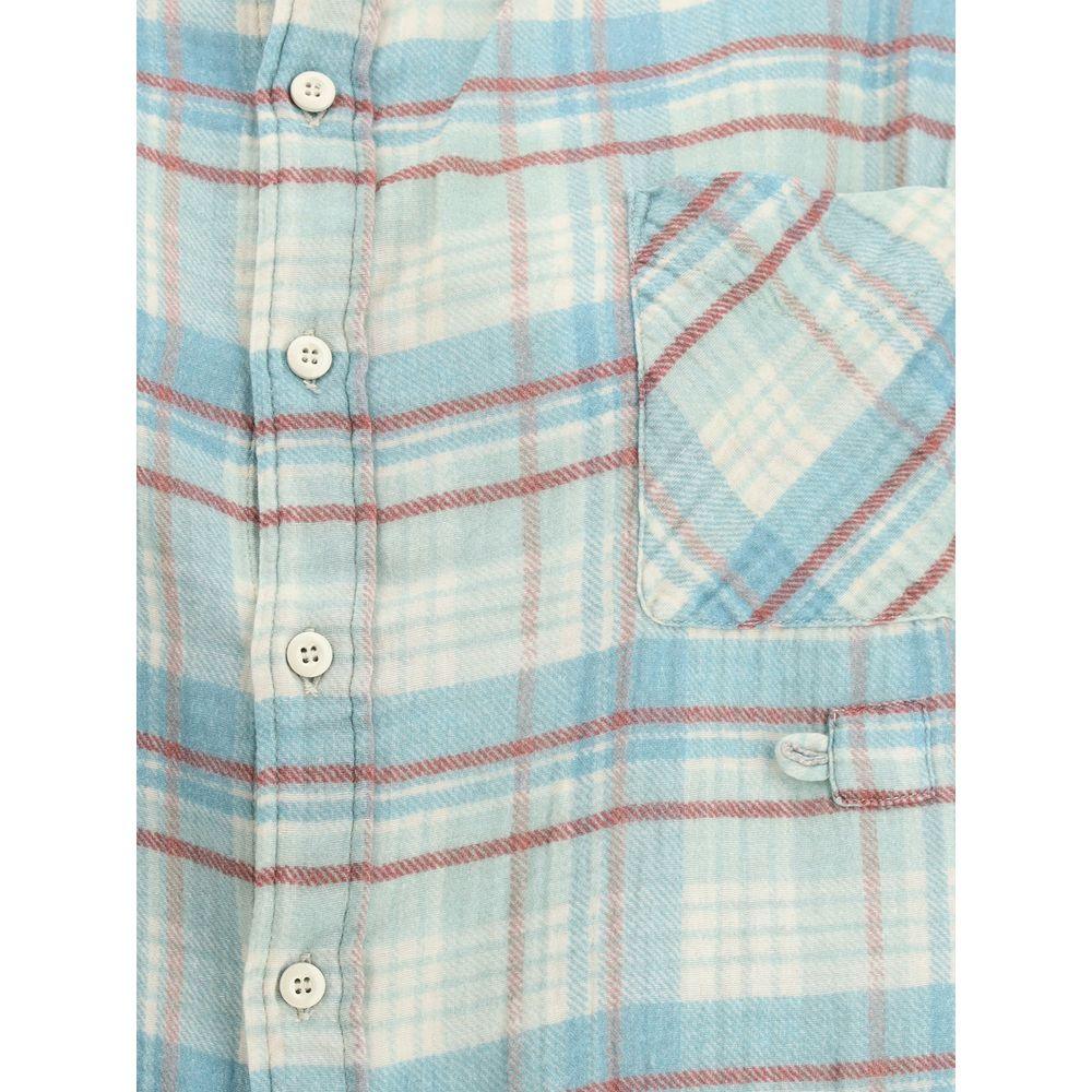 R13 Double Front flannel Shirt - Arichezz.store