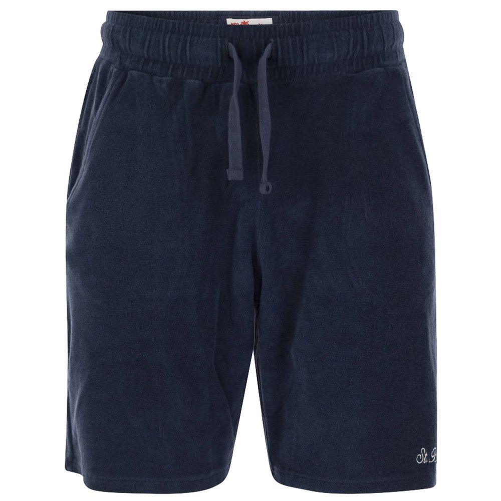 MC2 Saint Barth Blue Cotton Short - Arichezz.store