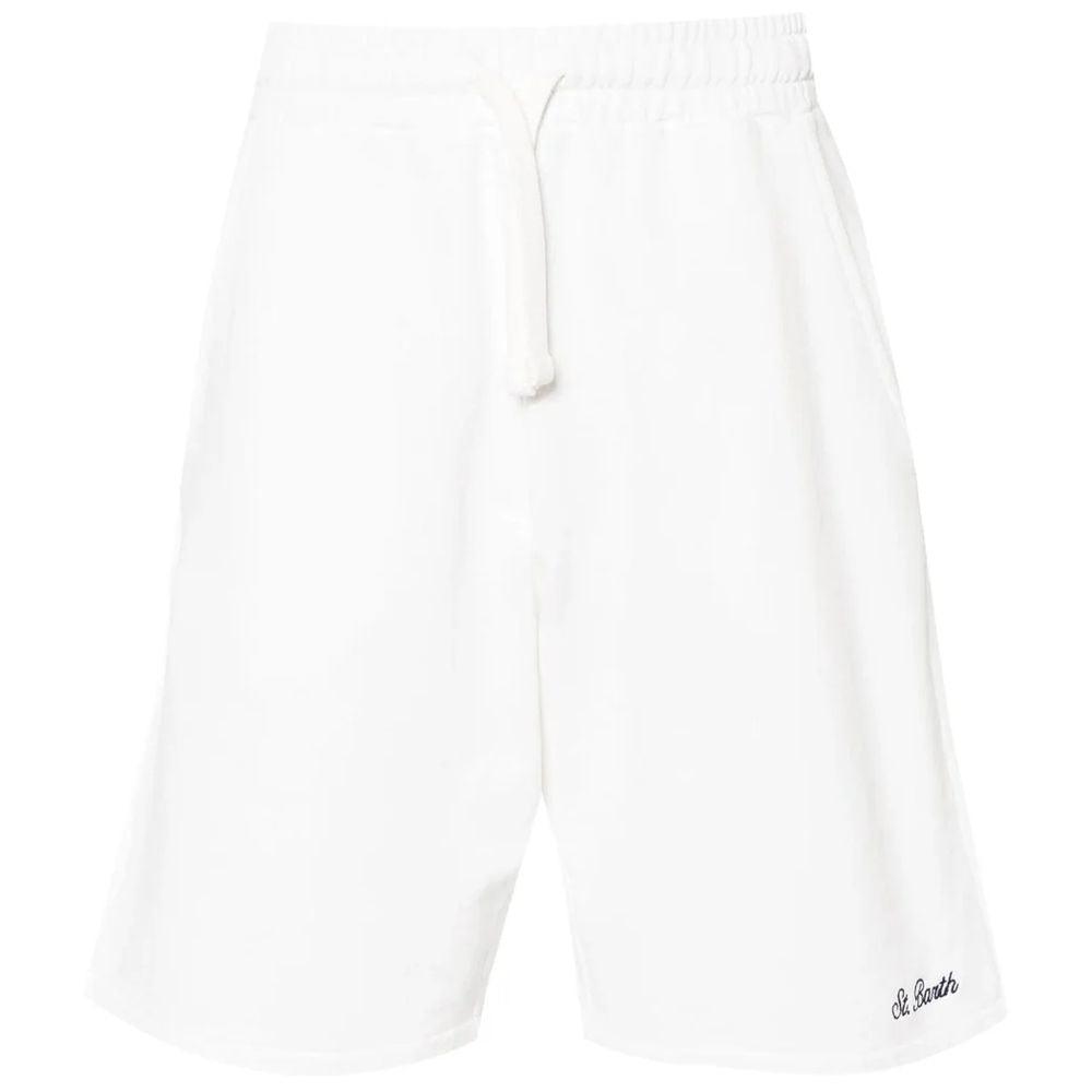 MC2 Saint Barth White Cotton Short - Arichezz.store