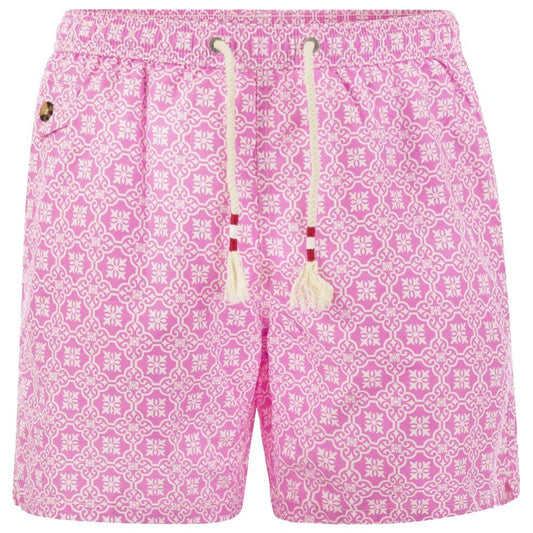 MC2 Saint Barth Pink Polyester Men's Swim Trunk - Arichezz.store