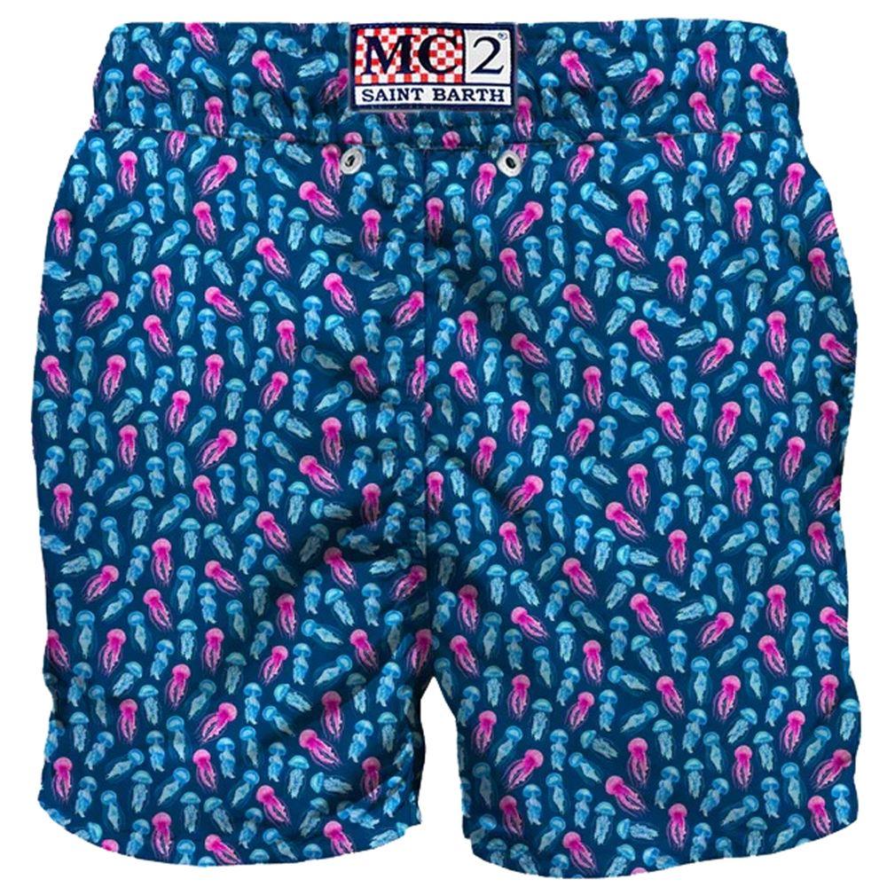 MC2 Saint Barth Blue Polyester Swimwear - Arichezz.store