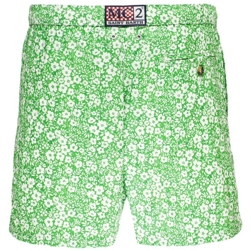 MC2 Saint Barth Green Polyester Swimwear - Arichezz.store