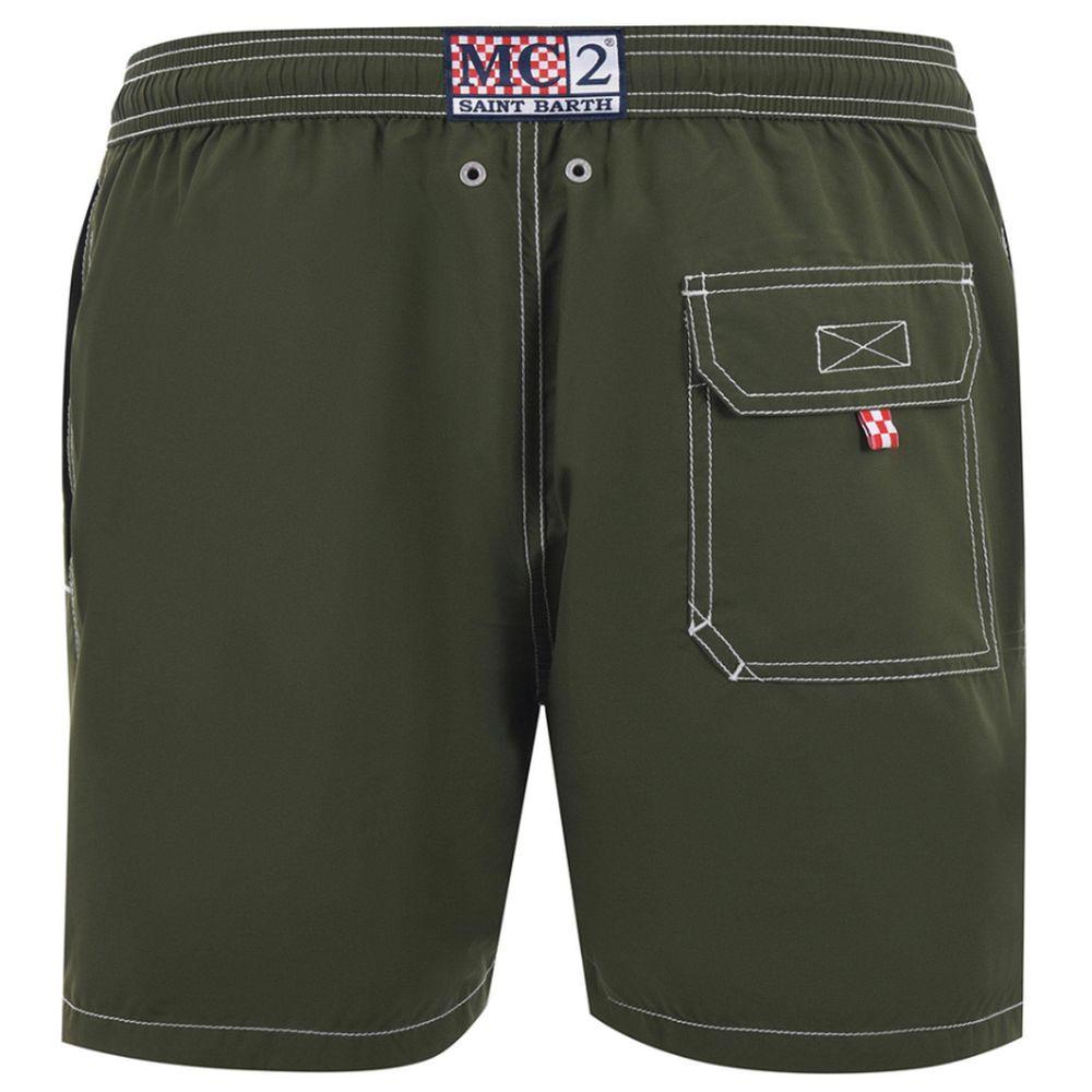 MC2 Saint Barth Green Polyester Swimwear - Arichezz.store