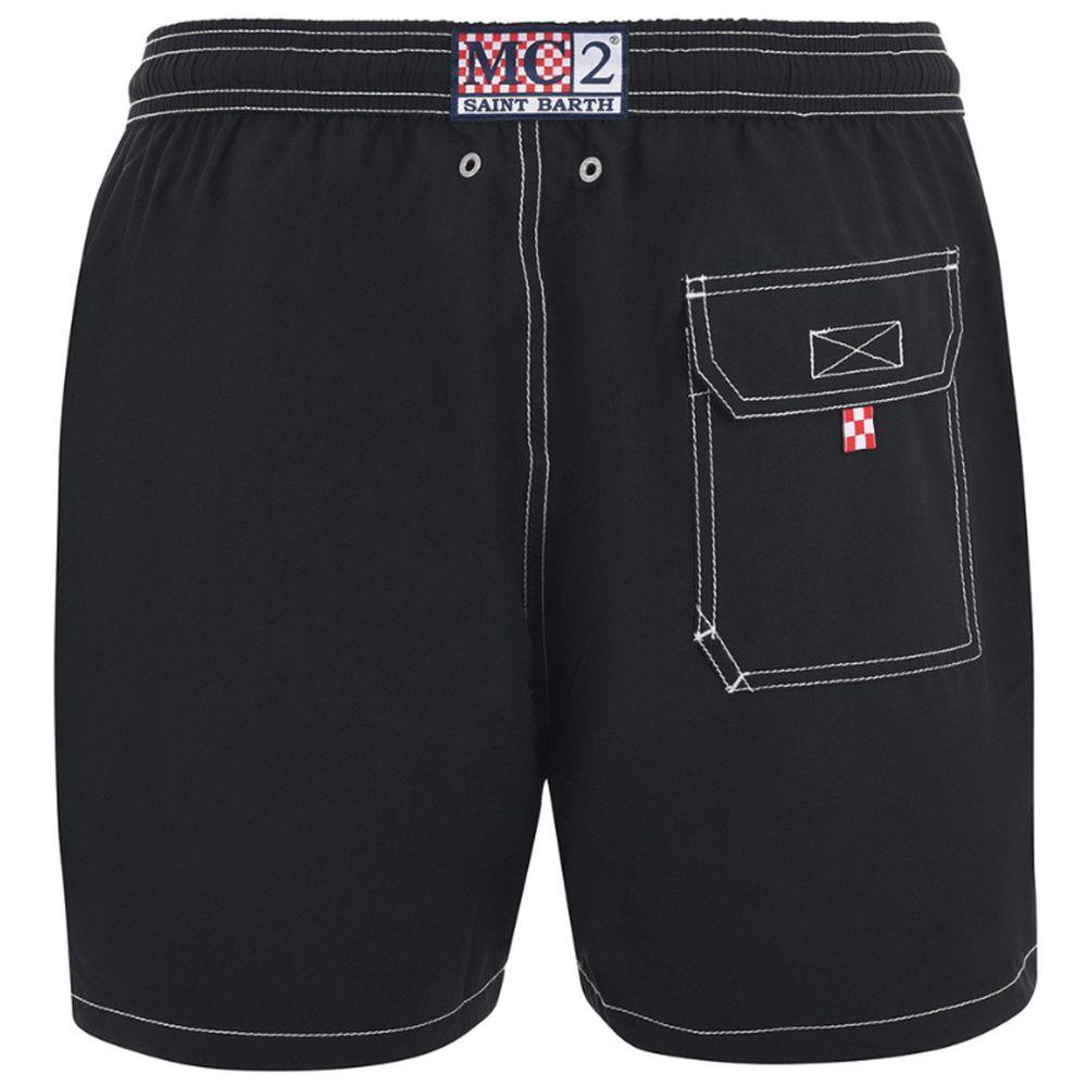 MC2 Saint Barth Black Polyester Swimwear - Arichezz.store