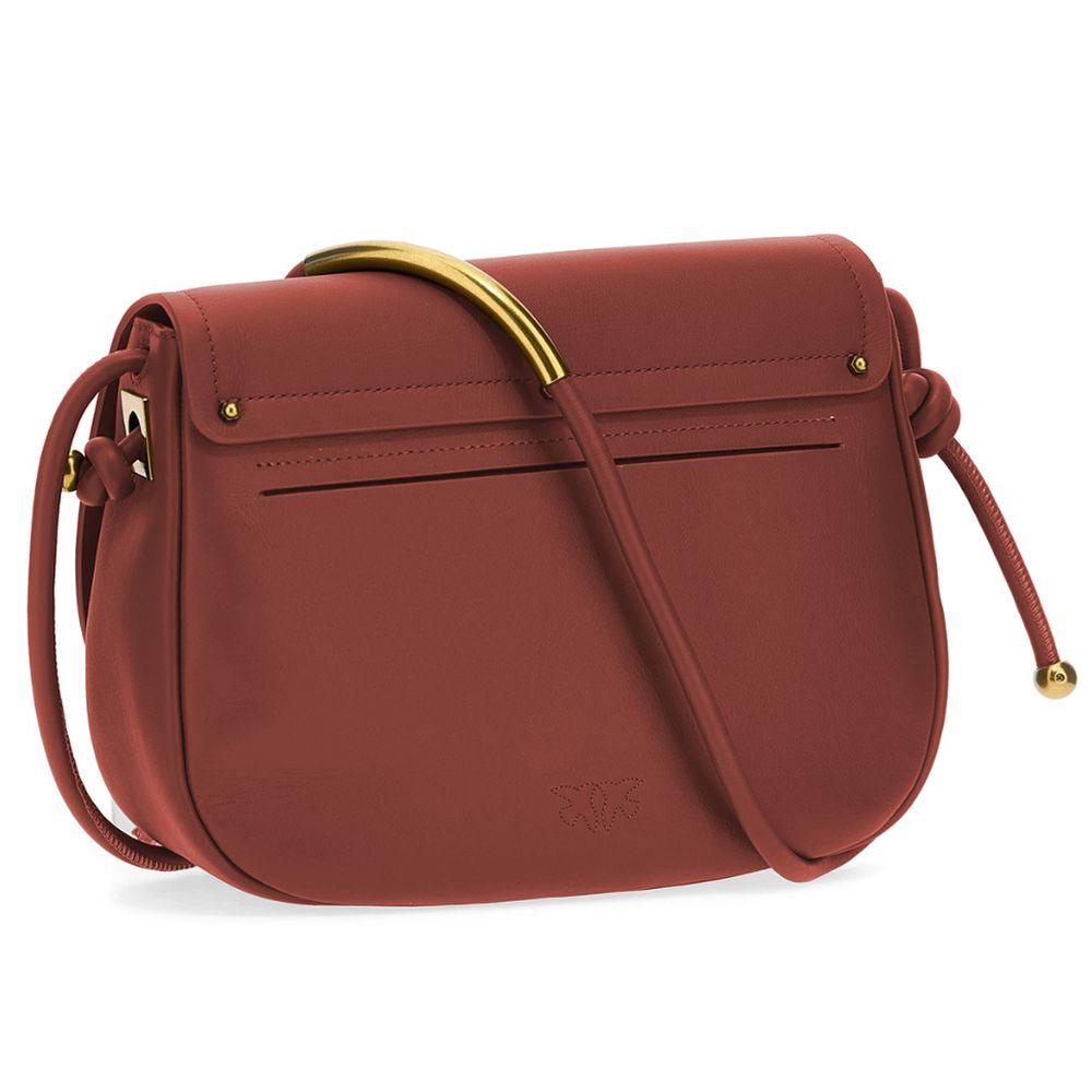 PINKO Red Leather Women Crossbody - Arichezz.store