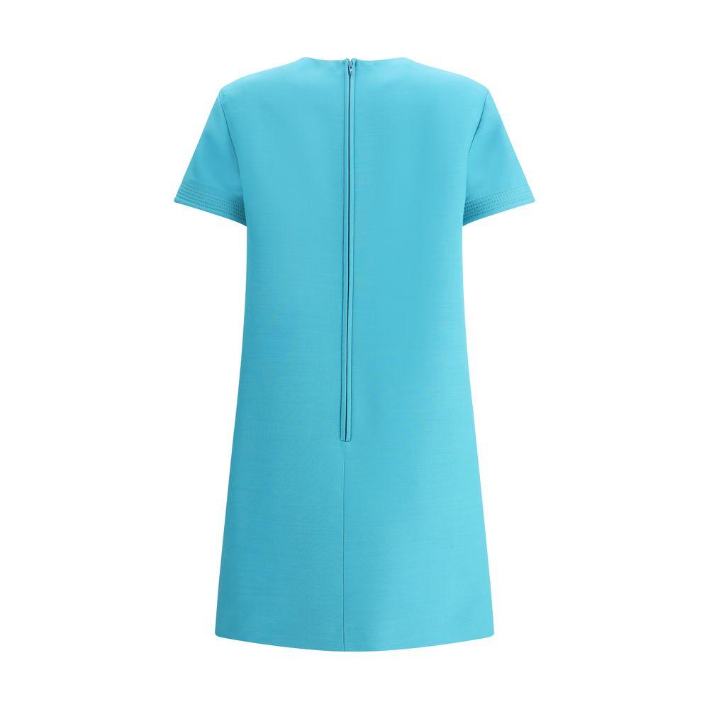 Valentino Pap Turquoise short Dress - Arichezz.store