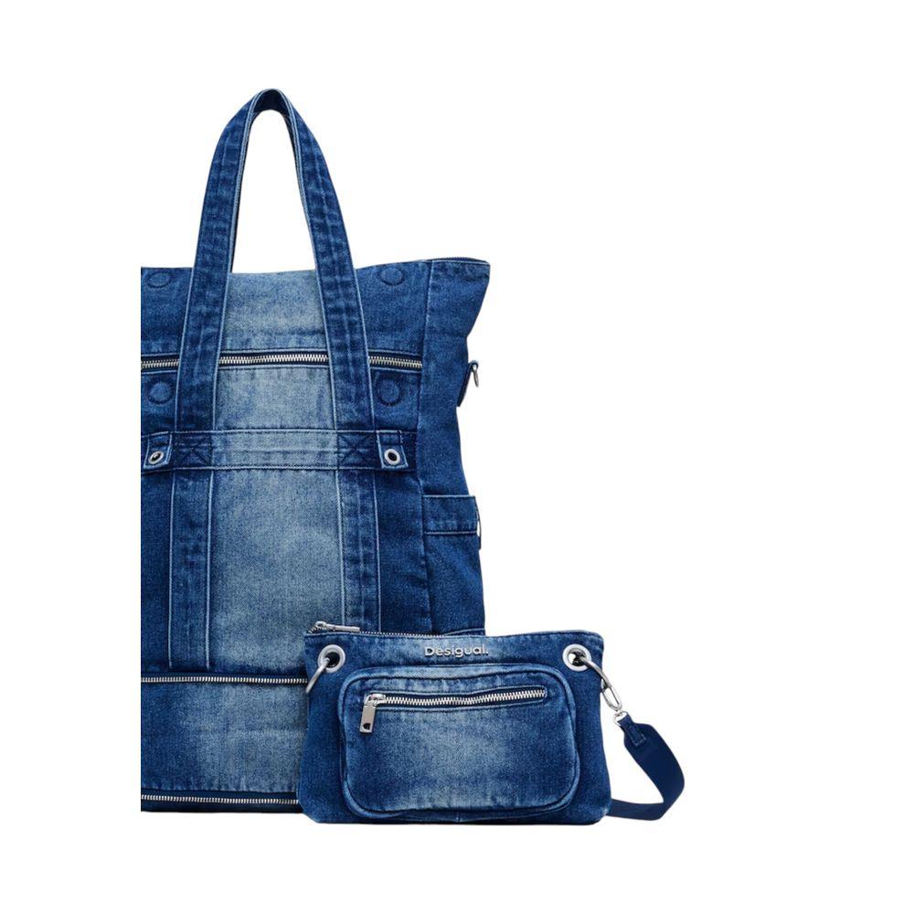 Desigual Blue Polyester Handbag for Women - Arichezz.store