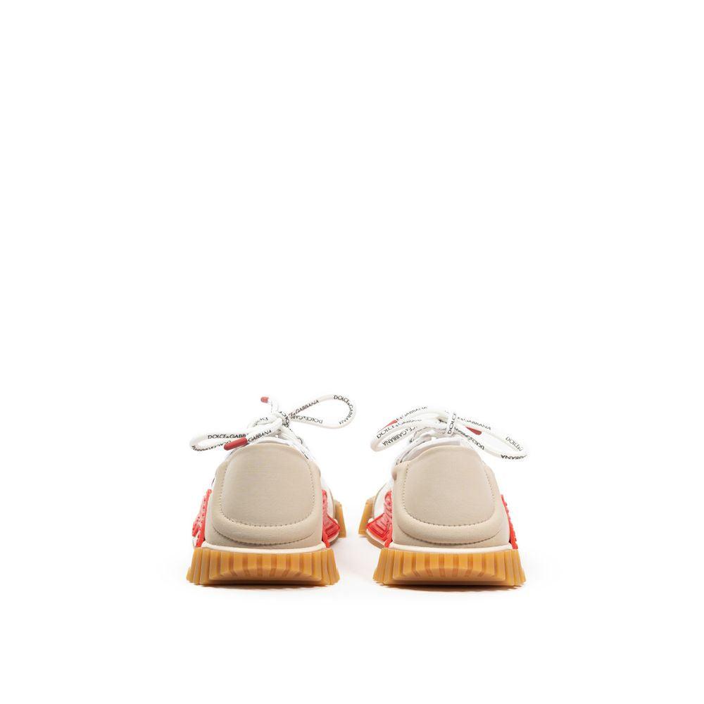 Dolce & Gabbana White Nylon Sneakers - Arichezz.store