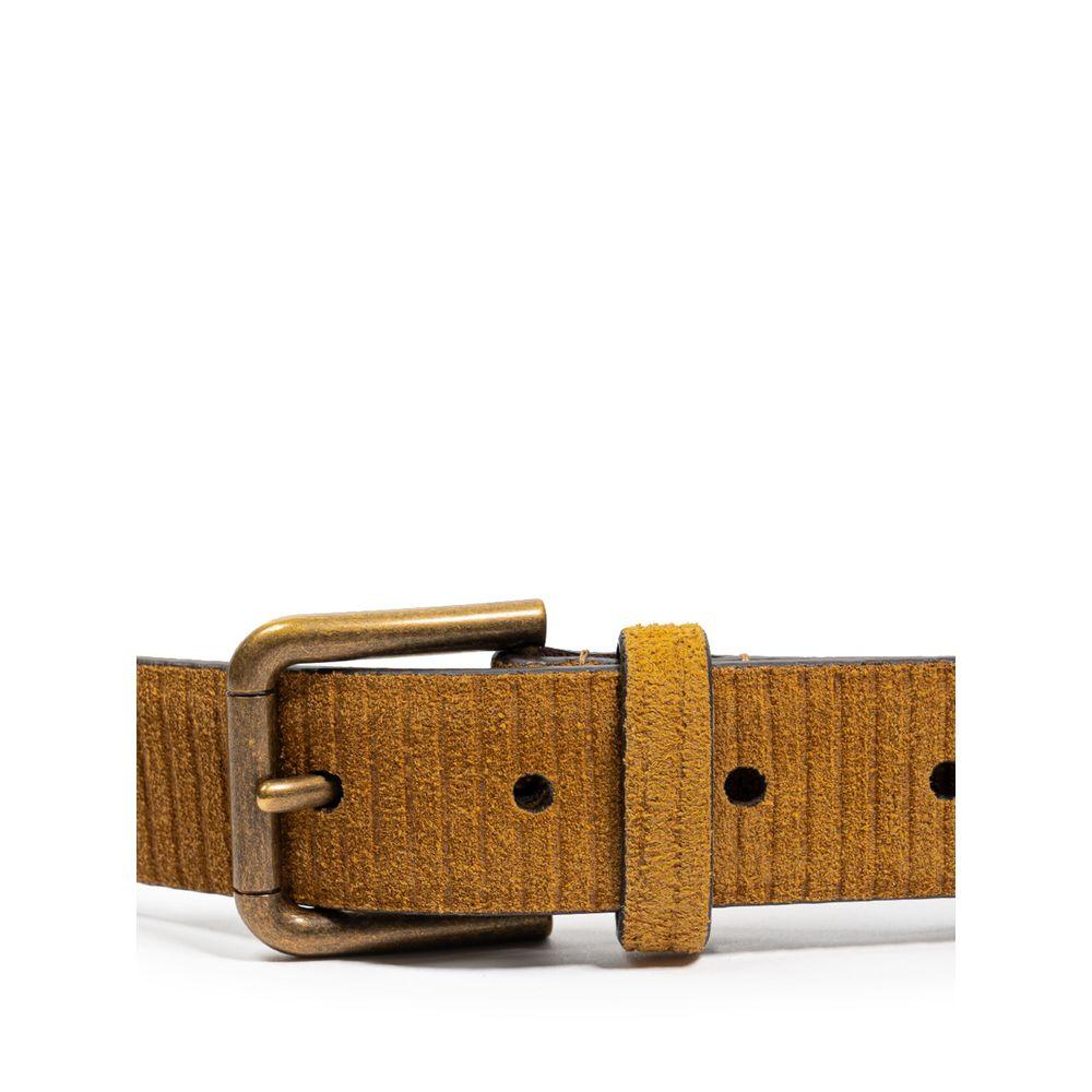 Dolce & Gabbana Brown Leather Belt - Arichezz.store