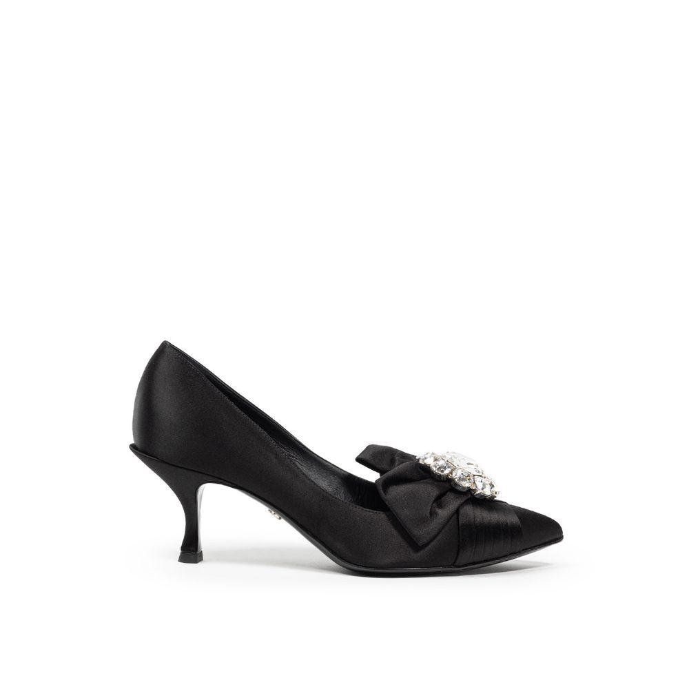 Dolce & Gabbana Black Viscose Pump - Arichezz.store