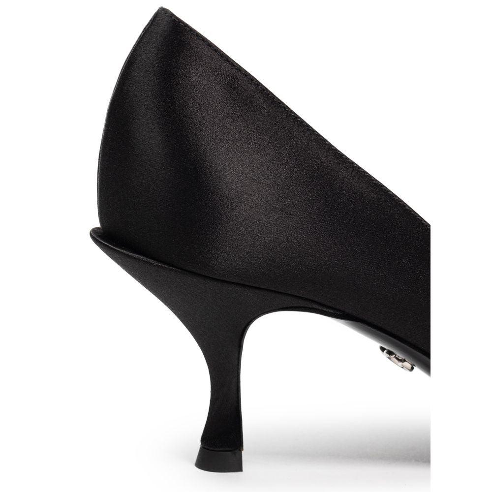 Dolce & Gabbana Black Viscose Pump - Arichezz.store