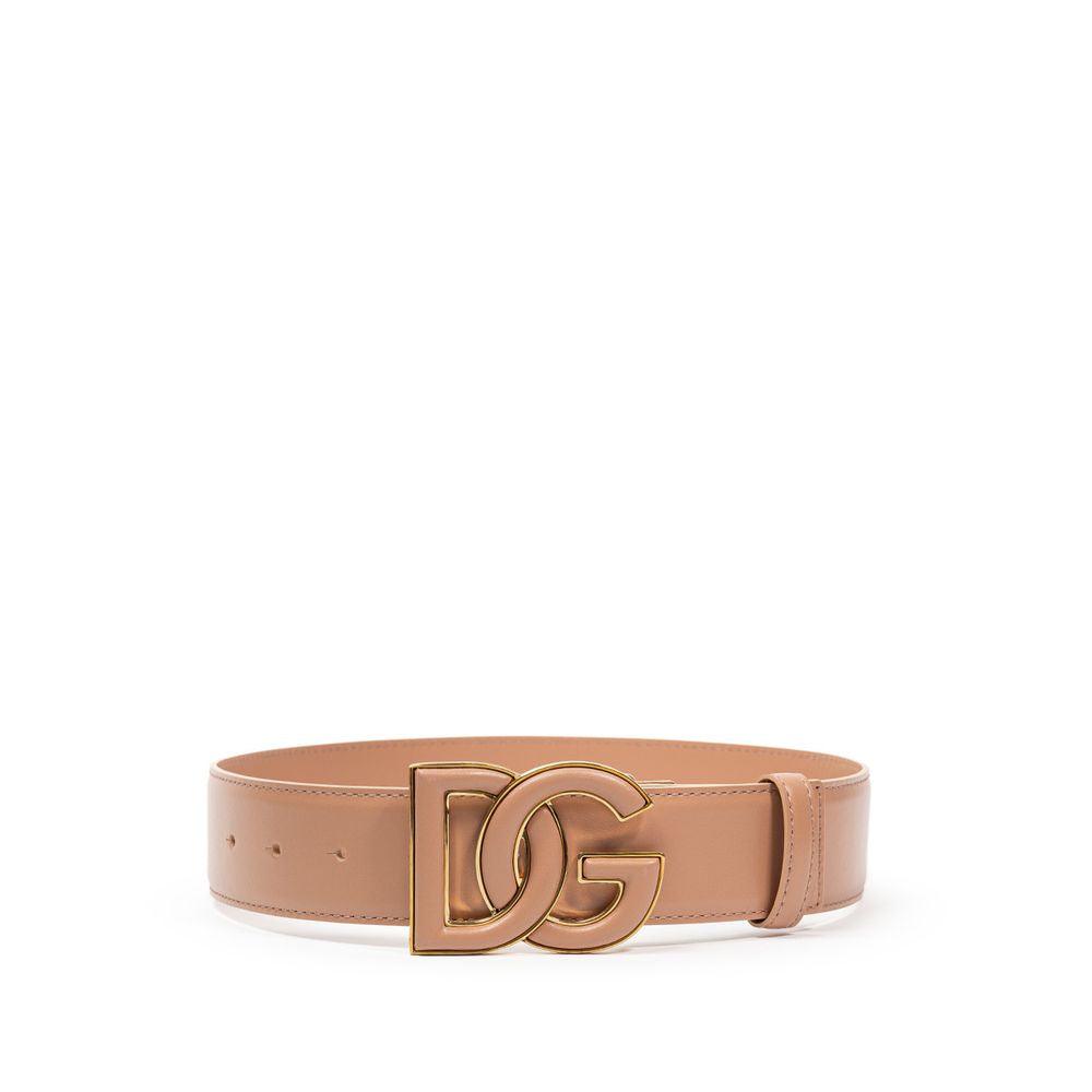 Dolce & Gabbana Pink Leather Belt - Arichezz.store